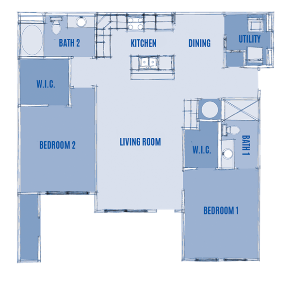 The BLVD at Hays Floor Plans